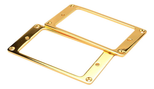 2 X 2 Piezas De Marco De Pastilla De Guitarra De Latón, Oro