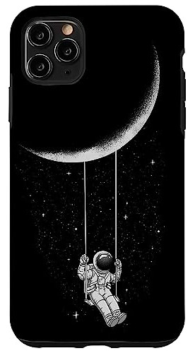 Funda Para iPhone 11 Pro Max Astronauta Balanceándose En La