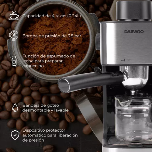 Cafetera Daewoo Des-485 Máquina Para Espresso O Capuchino Color