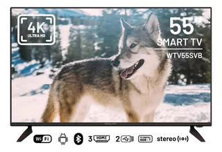 Televisor Wolff Smart Tv 55'' 4k Android 11.0 Wifi Wtv55svb