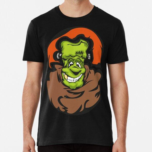 Remera Frankenstein Deadfamous Halloween Monster Head Vector