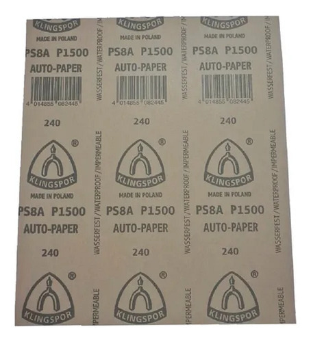 Kit de 10 hojas de papel de lija al agua, pintura del mismo grano, grava para pulir, cantidad 360