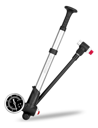 A Neumático Inflator Shock Pump Para Bicicleta Con