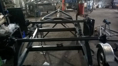 Eje Trailers Kit 1000kg Reales Con Eje