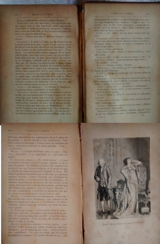 Imagen 5 de 6 de Dramas De C. F. Schiller Fiesco Cabalas Trad. Yxart Ilust.