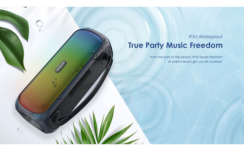 Parlante Inalámbrico Oraimo Boom Bluetooth Efecto Luz Usb