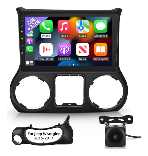 Radio Vehiculo Android 10.1 Carplay Para Jeep Wrangler