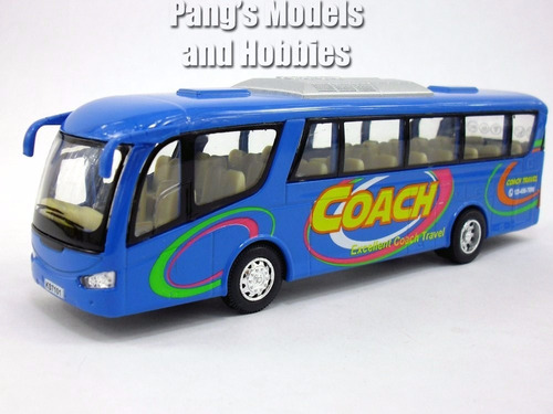 Autobus Diecast Metal Esc 1:50 (rojo-azul-blanco-amarrillo)