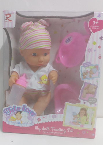 Muñeca Tutu Love My Doll Feeding Play Set 10 Sonidos 8261.