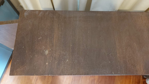 Respaldo Cama Guarda Almohadas Madera Maciza Wengue Marrón Oscuro (Usado)