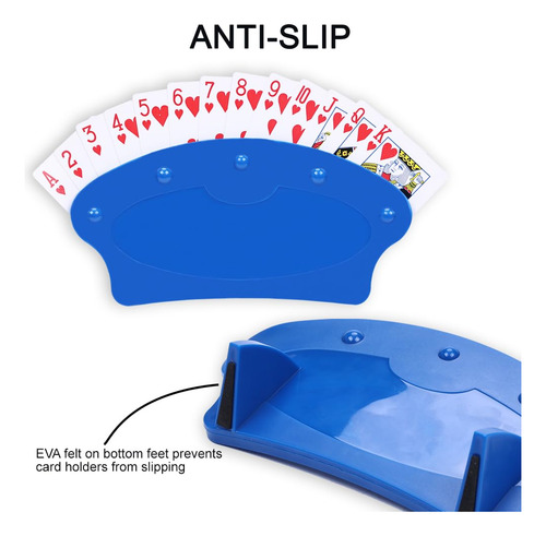 Juego De 4 Soportes Para Cartas De Juego,soportes De Cartas