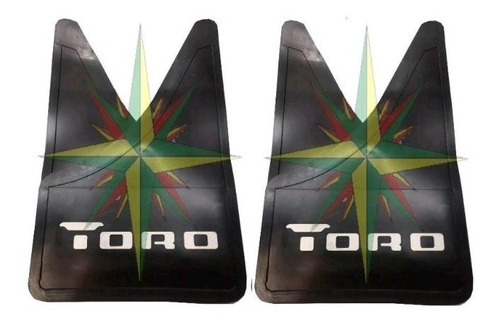 Imagen 2 de 3 de Juego X 4 Barreros Goma Fiat Toro ( Delanteros + Traseros )