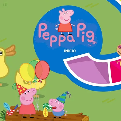 Juego Infantil De Lona Peppa Pig George Juego Did ctico 36.000