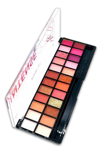 Paleta 24 Sombras Intense Eyeshadow Glitter Pink21 Original