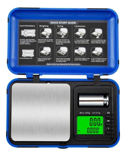 Bolsa Scale Gram Scale 200g/0.01g 6 Unidades De Com