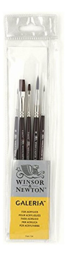 Winsor & Newton Pincel De Mango Corto, Redonda 0, 2 Y 6, Un