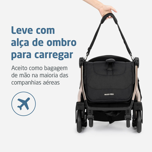 Carrinho Eva³ Bebê Conforto E Base Isofix 360° Pro Maxi Cosi