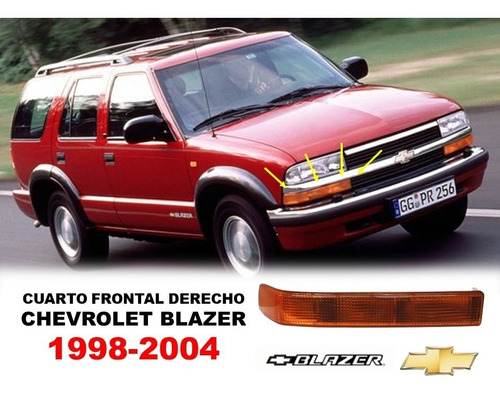 Cuarto Frontal Derecho Chevrolet Blazer 1998-2004