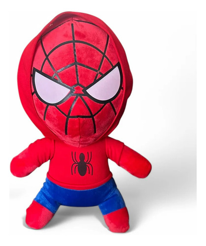 Peluche Spiderman Hombre Araña Spidey Colgante Capucha Niño