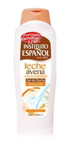 Gel De Ducha Leche Y Avena Instituto Español X 750ml