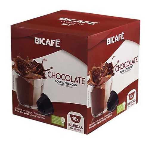 Cápsulas Bicafé Chocolate Compatible Dolce Gusto Ub