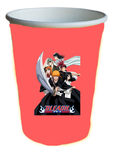 Pack X 10 Vasos Descartables Cotillón Bleach Anime