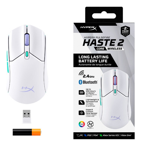 Hyperx Mouse Pulsefire Haste 2 Core Wireless