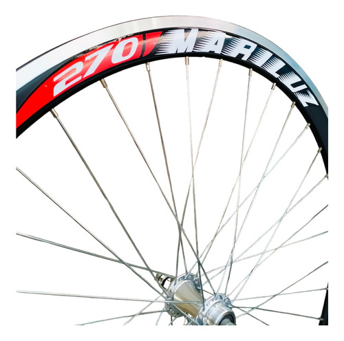 Rin Delantero Bicicleta 27x 1 1/4 Aerodinamico Triple Pared Rines 27 1 14 Mega Negros