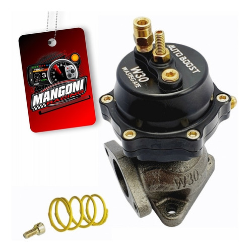 Válvula De Alívio Wastegate Auto Boost W30 - Booster Preta =