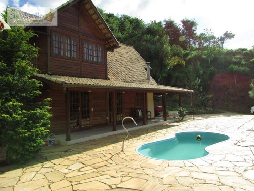 Excelente Casa Com 4 Dormitórios, Espaço Gourmet Com Linda Vista Eterna Para O Verde À Venda Por R$ 2.200.000 - Secretário - Petrópolis/rj - Ca0306