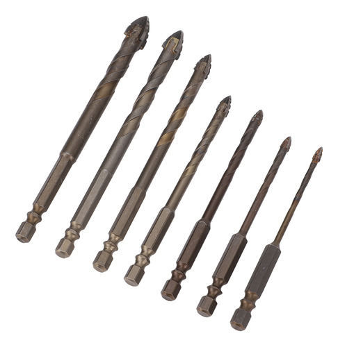 Conjunto De Brocas De Alvenaria, 7 Peças De Brocas De Concre