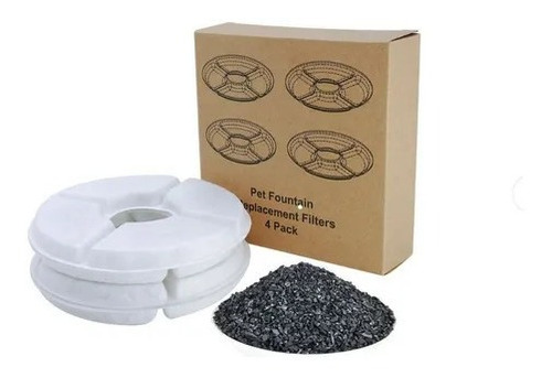 Imagen 5 de 6 de Pack X12 Filtros Bebedero Fuente D Agua Eléctrico Gato Perro