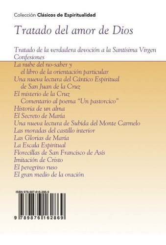 Tratado Del Amor De Dios, De San Francisco De Sales. Editorial Santa María, Tapa Blanda En Español