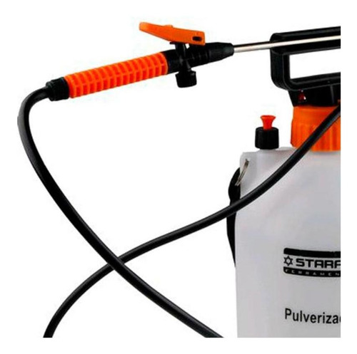 Pulverizador Veneno Bomba Compressão 5l Starfer Lateral Cor Branco