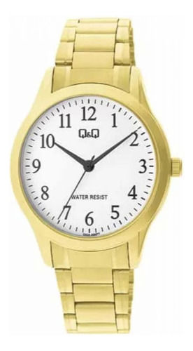 Reloj Para Hombre Q&q C04a C04a-001py Dorado