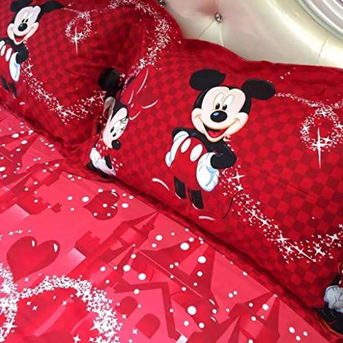 Fundas De Cama De Mickey 100% Algodón Para Niños