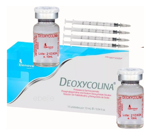 Deoxycolina 5ml Und Fosfatidicolina Reductivo Y Grasa Denova