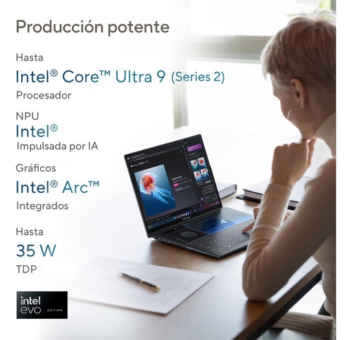 Laptop Asus Zenbook Duo Ux84 Intel Core U9 32gb 2tb