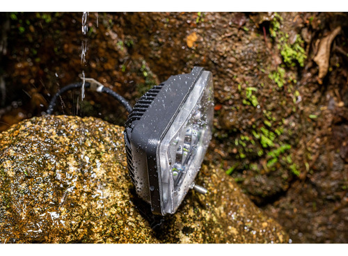 Combo Com 2 Faróis Auxiliar Retangular 8 Leds
