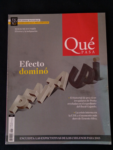 Revista Qué Pasa N° 2283 9 De Enero Del 2015. J