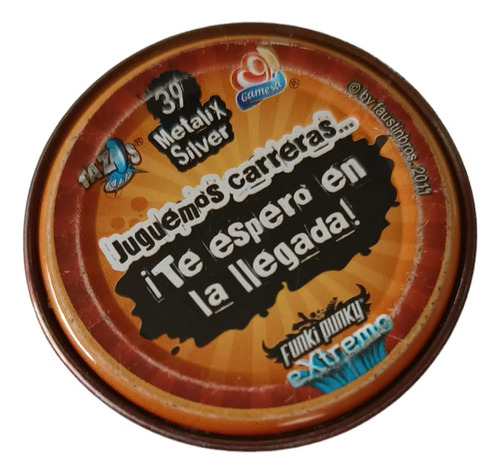 Tazo Funki Punky Extremo 39 Metalix Silver Skycat (Usado)