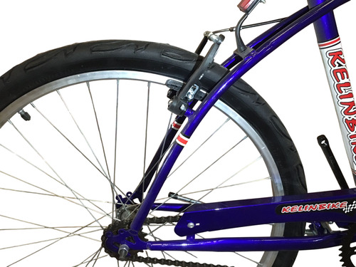 Bicicleta Playera Dama Rodado 26 C/ Frenos Kelinbike Fucsia 18 "