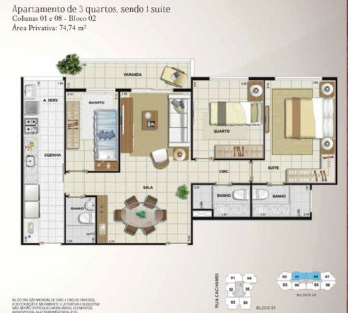 Apartamento À Venda No Bairro Cachambi - Rio De Janeiro/rj - O-9001-18121