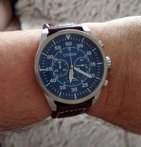 Reloj Citizen Hombre Ca4210-41l Aviator Eco-drive