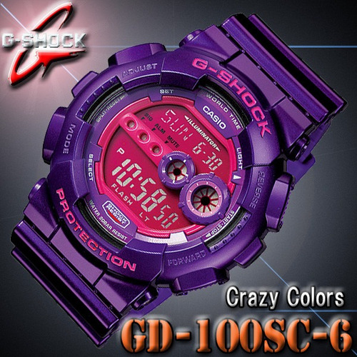 Reloj Original Casio® G Shock Crazy Color 200 Nuevo Garantía