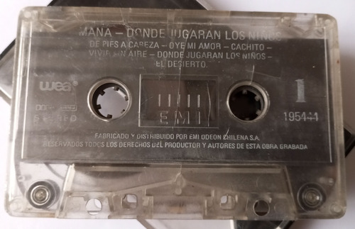 Mana Cassette Musical Sin Carátula (ver Descripción)