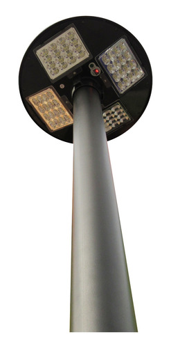 2 Pz Lampara Solar Led 200w Para Poste 360grados Tipo Ovni