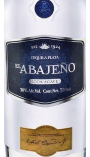 Pack De 2 Tequila El Abajeño Plata 750 Ml