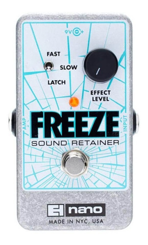 Pedal Electro-harmonix Freeze Sound Retainer + Cable Interpe