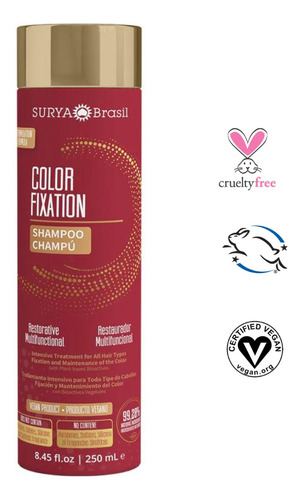 Shampoo Sin Sal Fijación Color Surya Brasil